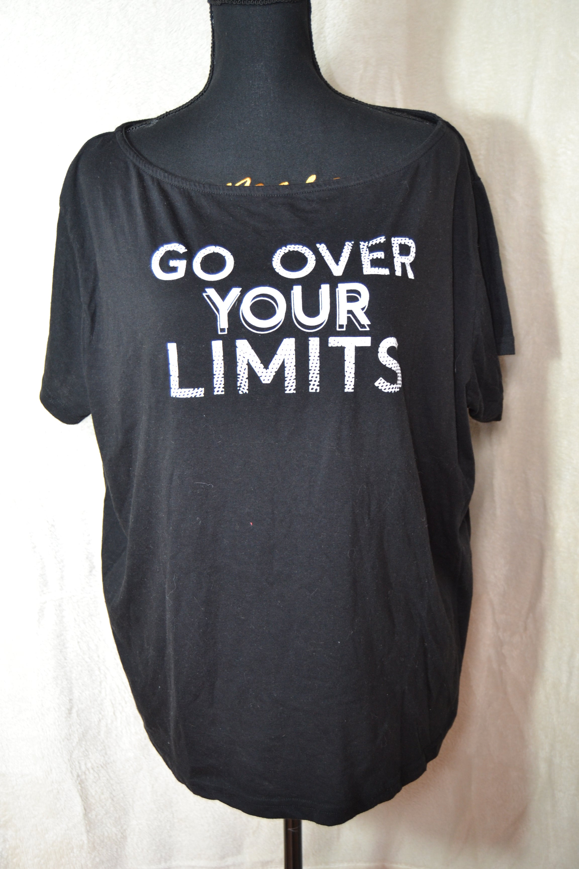 T-shirt noir Taille XXL