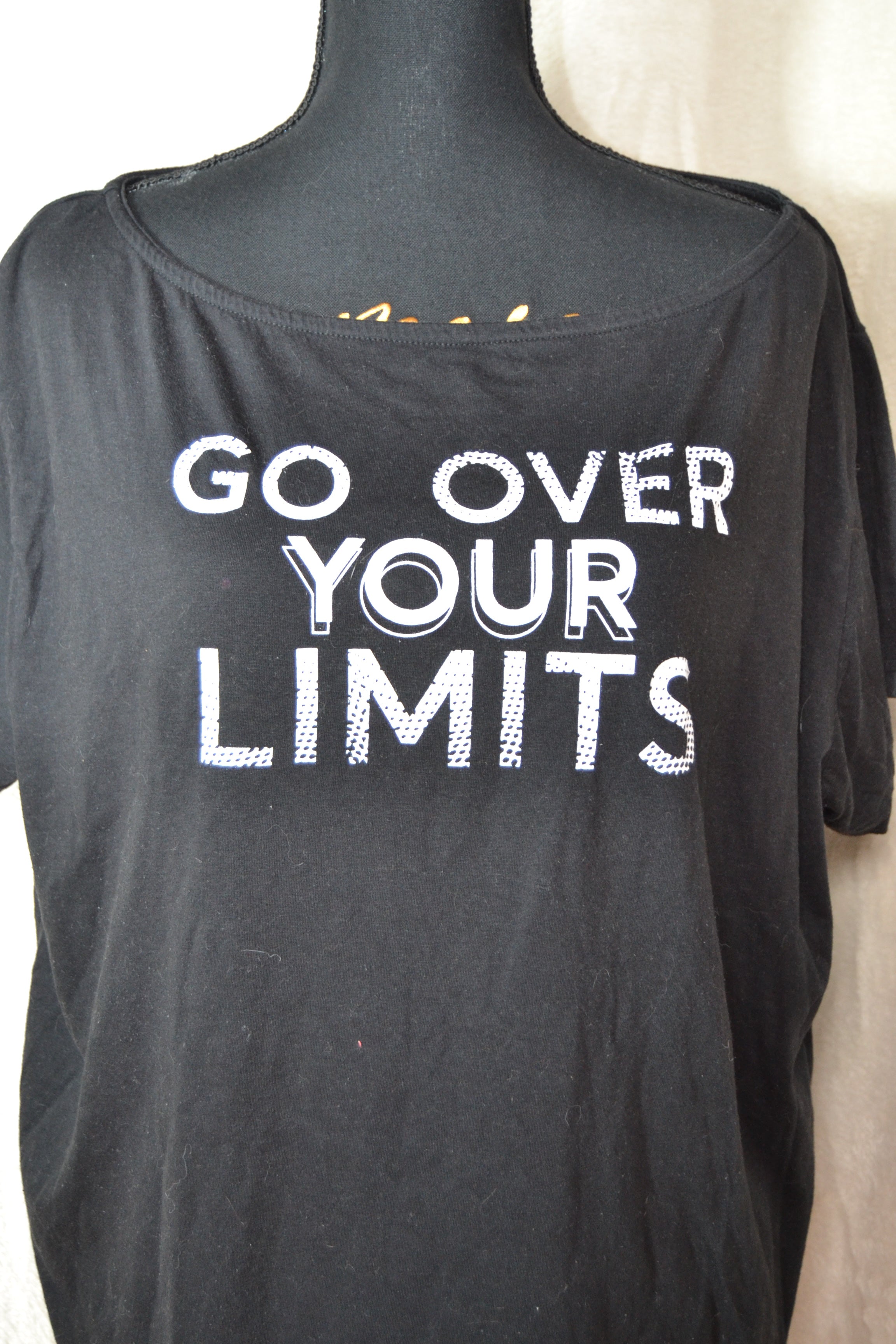 T-shirt noir Taille XXL