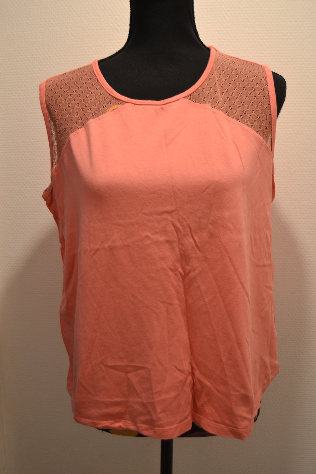 Débardeur Corail avec Empiècement Dentelle – Up2fashion (Taille L)