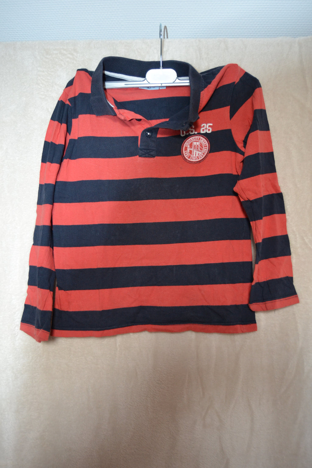 Polo à Rayures NKY 10 ans – Style Preppy