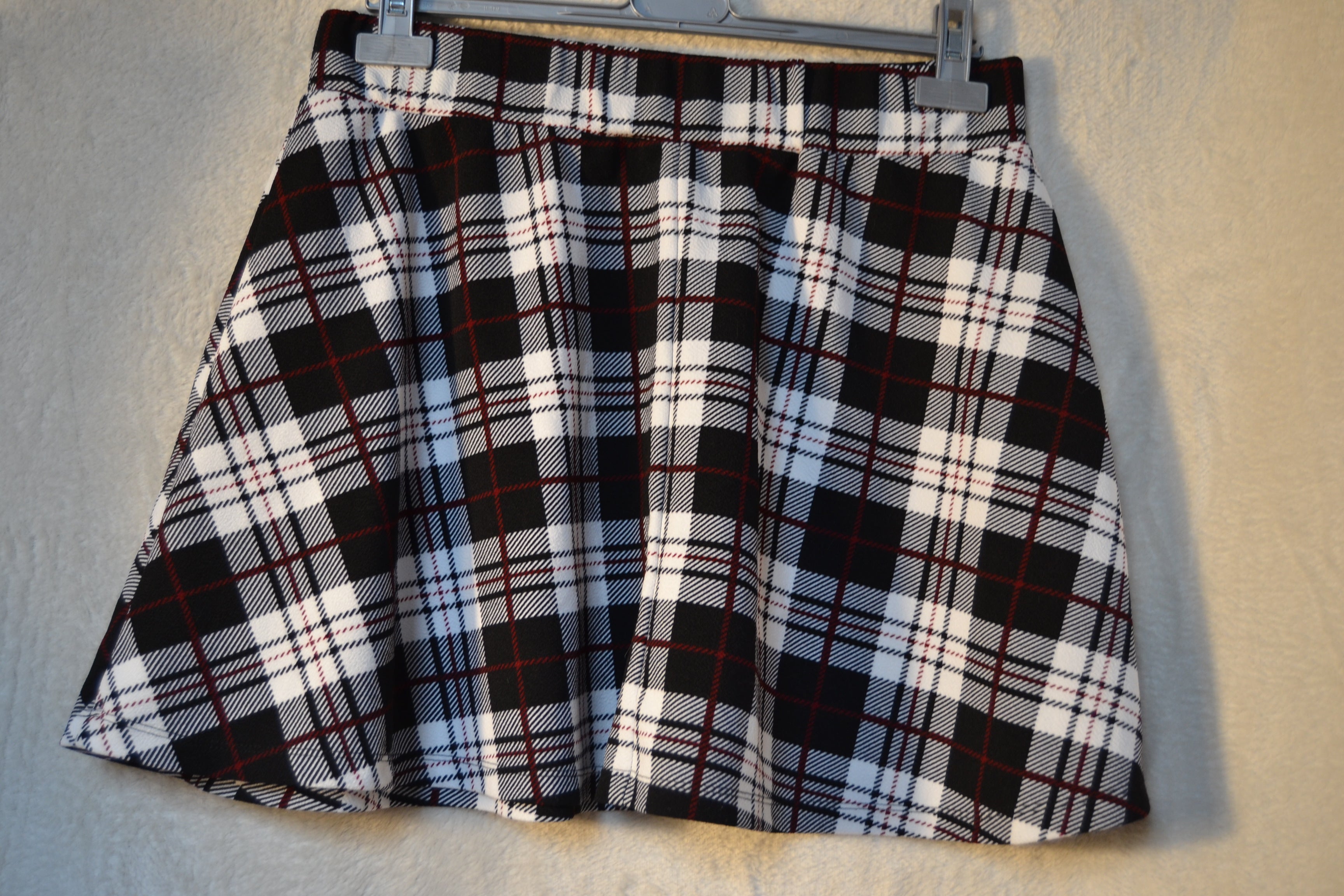 Jupe à carreaux femme taille XL Shein