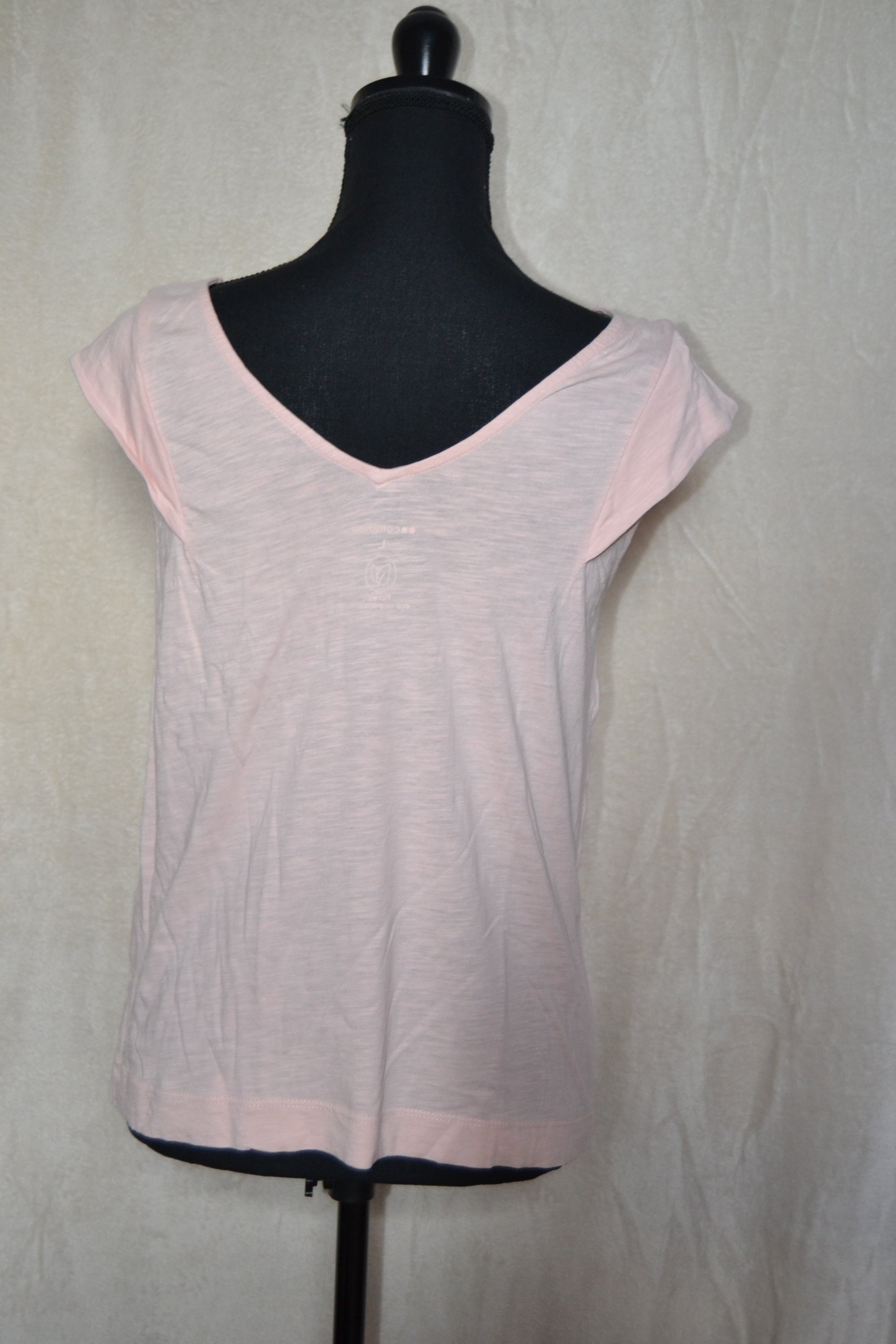 T-shirt rose pâle Camaïeu – Taille L