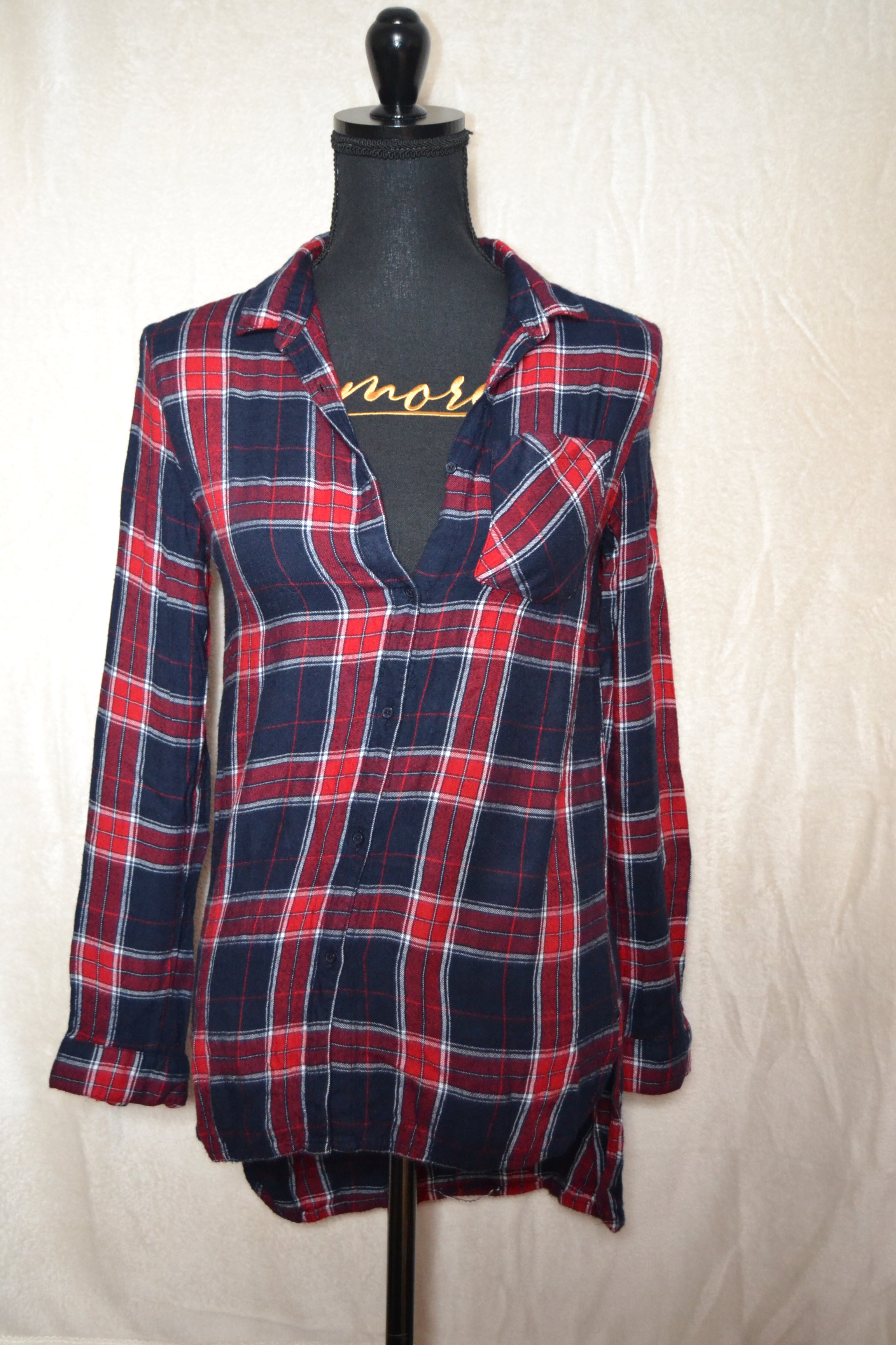 Chemise à Carreaux Kiabi — Taille XS