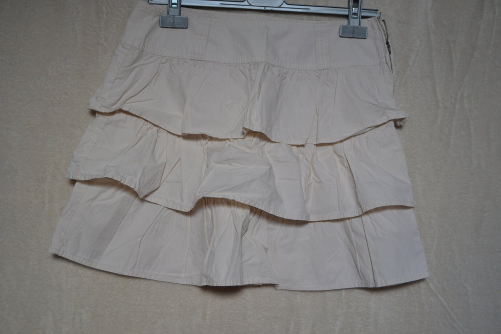 Jupe crème en coton Camaïeu – Taille 36