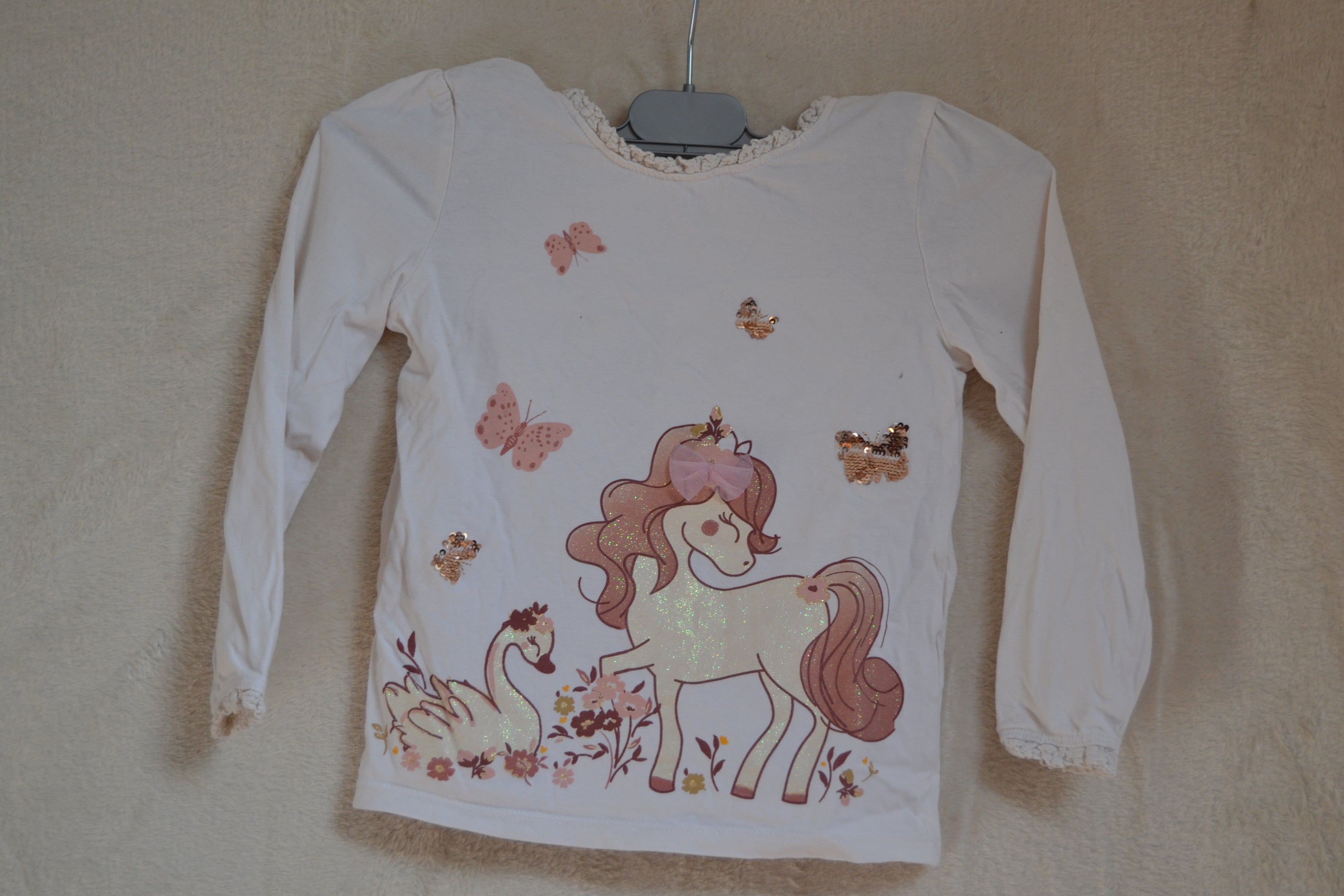 T-shirt Licorne Manches Longues - Taille 4 ans