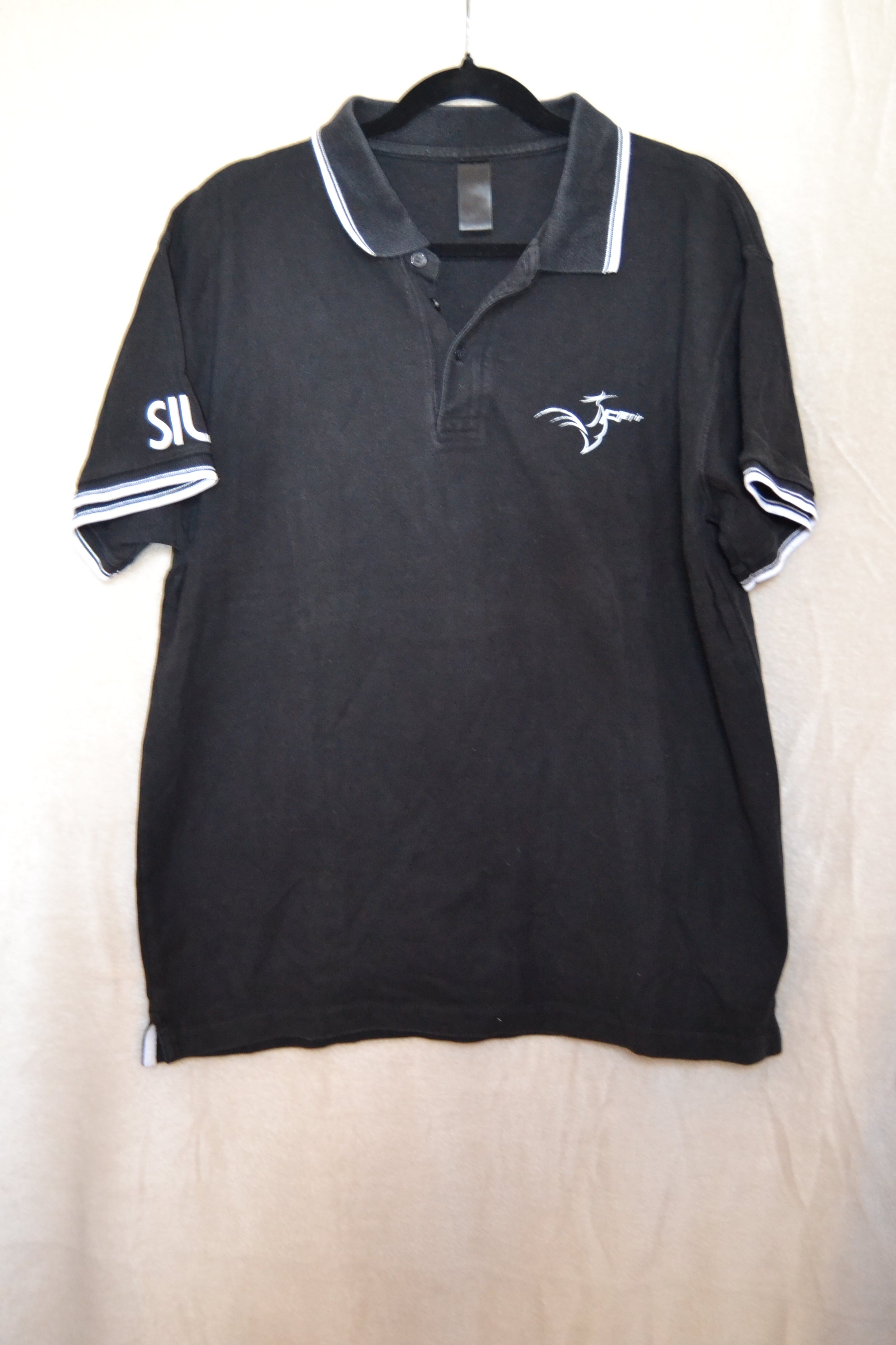 Polo Homme Noir – Taille XL