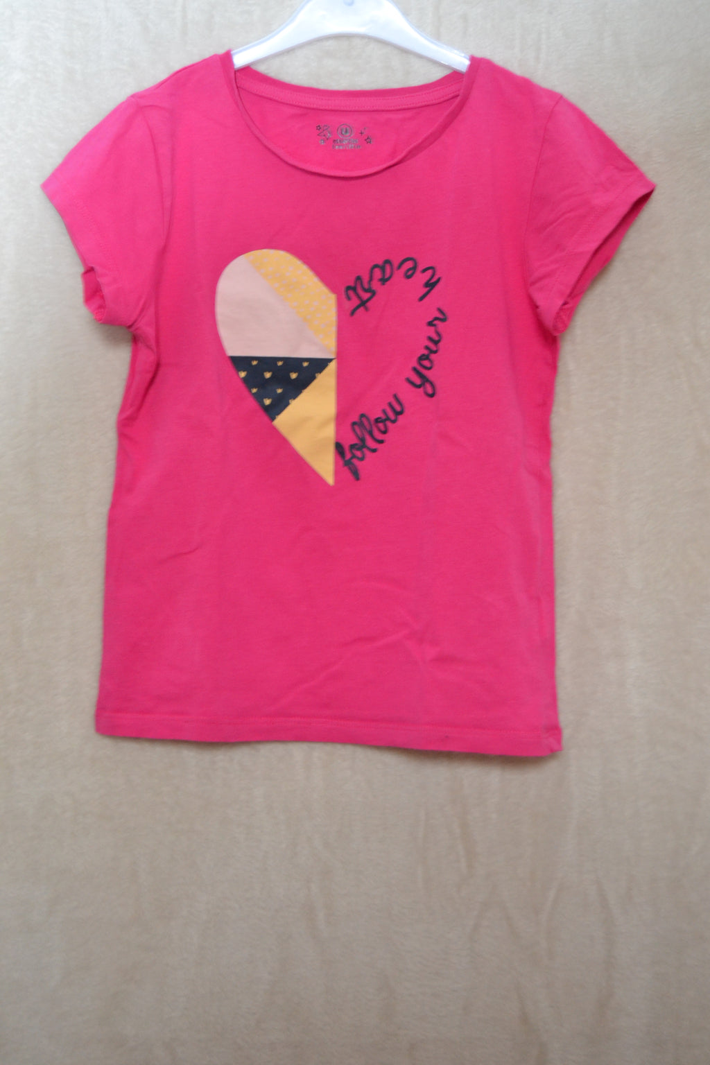 T-shirt Rose U Essentiel — 8 ans