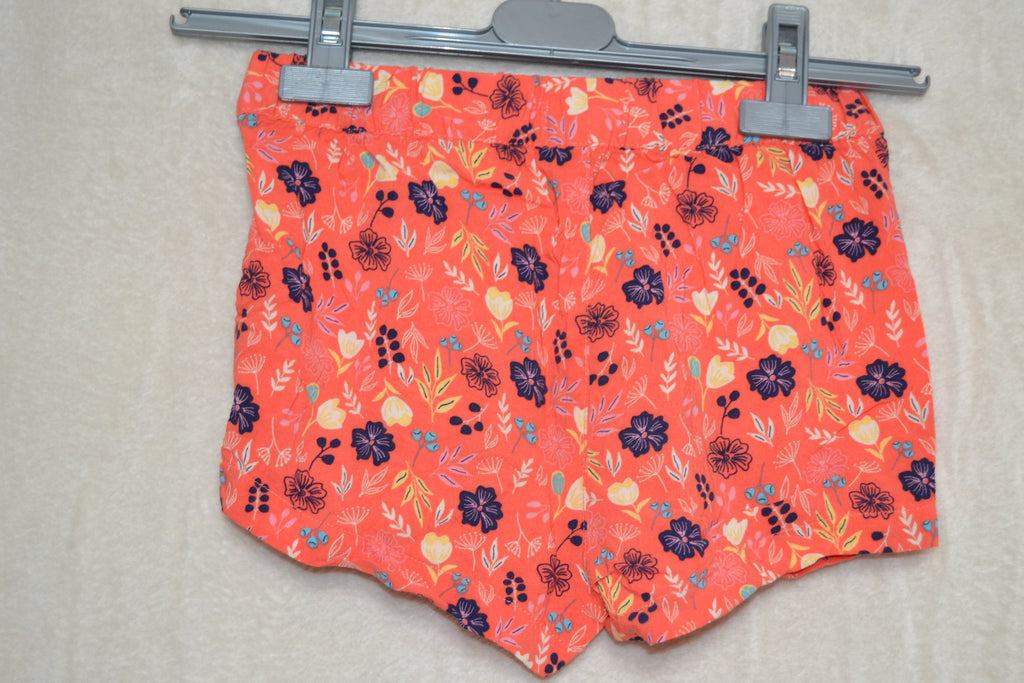 Short Orange à Fleurs Firefly — 8 ans