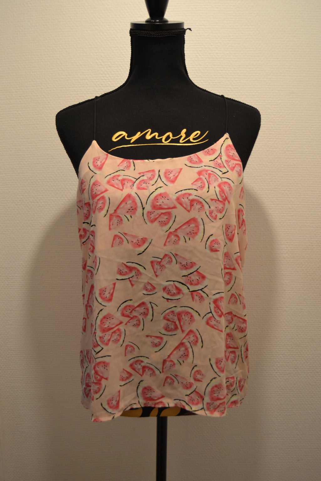 Débardeur fluide Kiabi à motifs pastèques – Taille 38 (M)