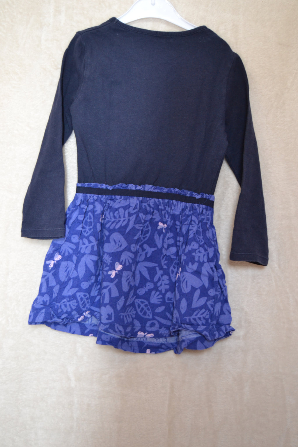 Robe bleue à motif Du Pareil au Même – 3 ans