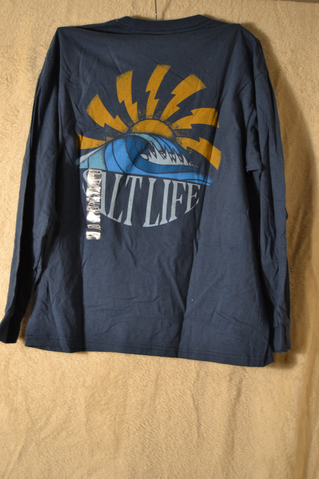 T-shirt Bleu Manches Longues Homme Taille M - Salt Life