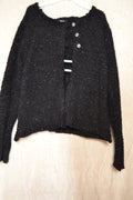Veste Noire à Boutons – Kiabi | 8 ans