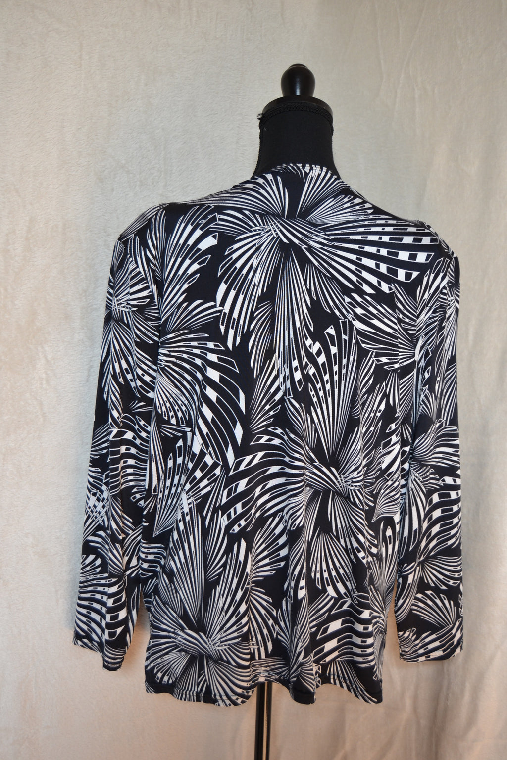 Blouse Femme Week-end à Paris – Noir & Blanc – Taille L