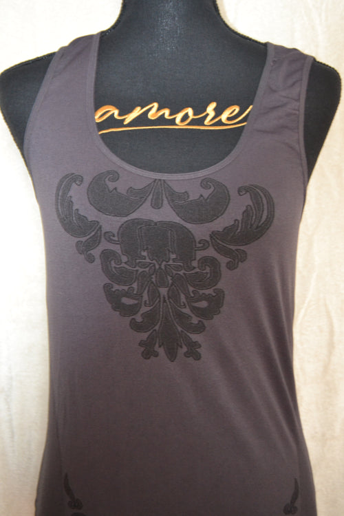 Débardeur de Sport Gris & Noir – Taille L