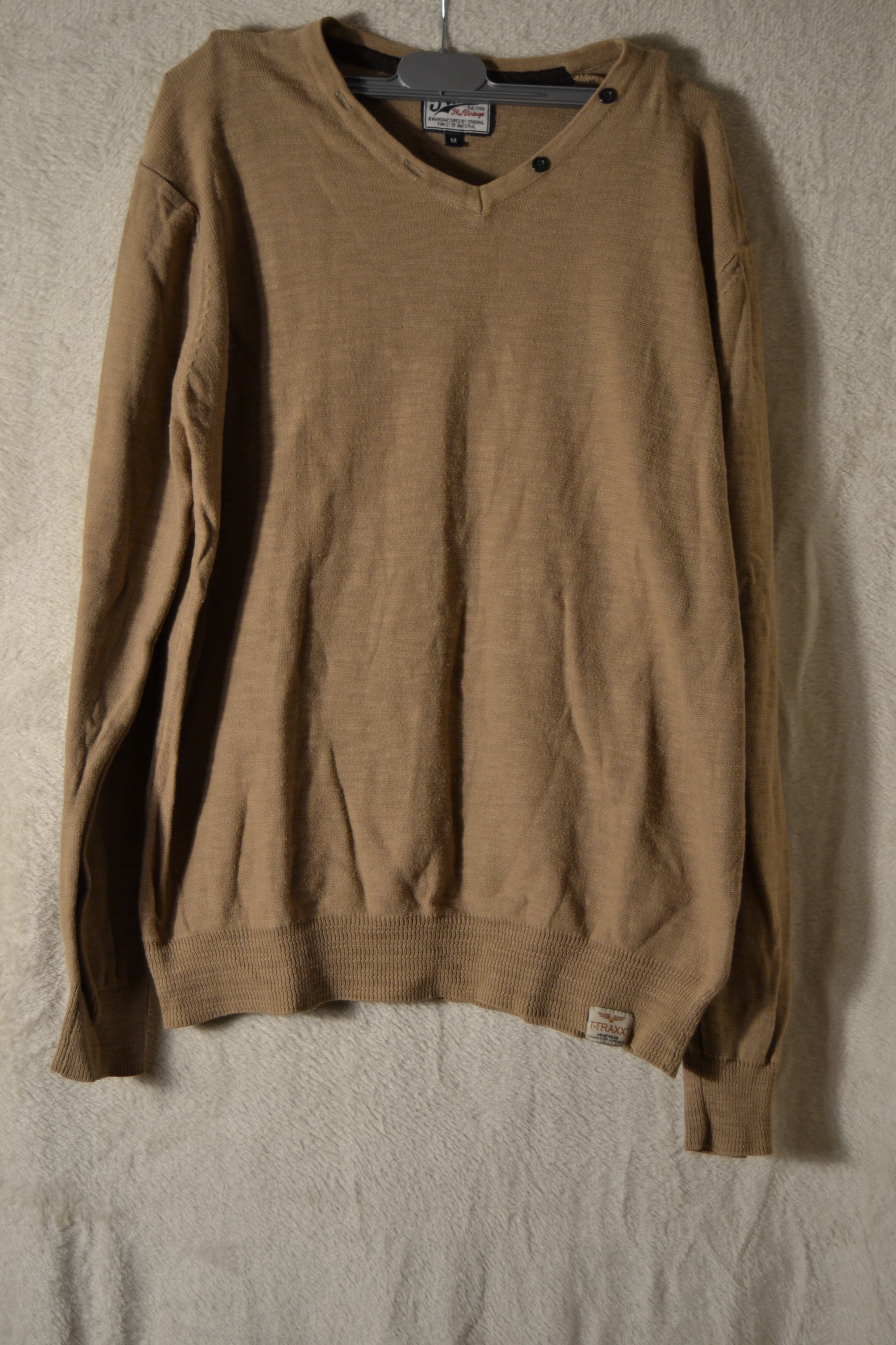 Pull Marron Homme Taille M - T-Traxx