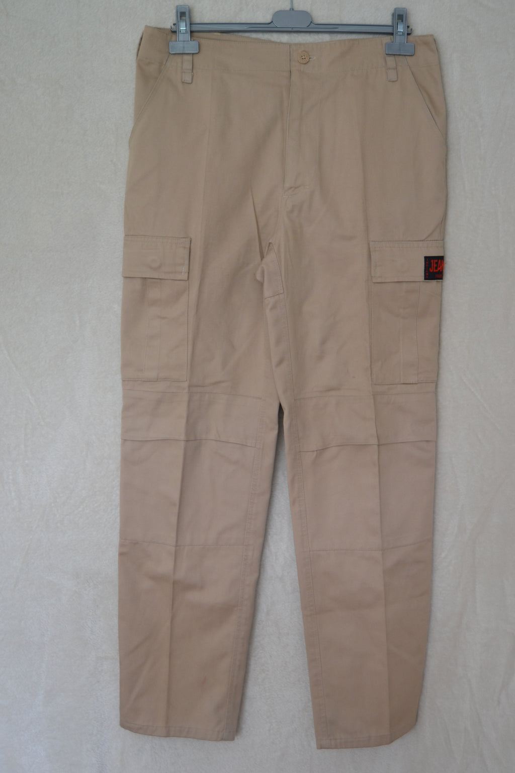 Pantalon Cargo Homme Crème – Taille L