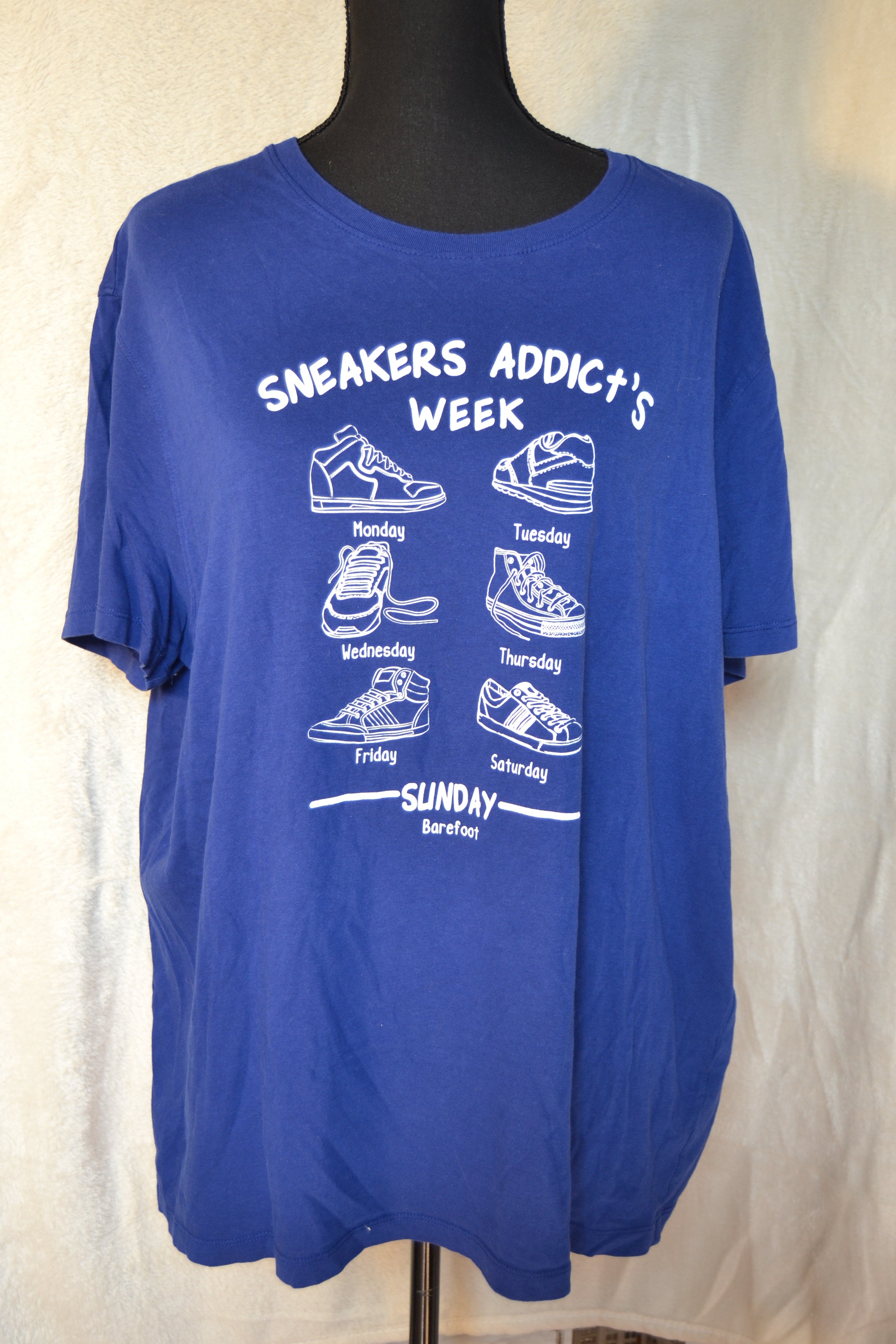 T-shirt Bleu 3XL