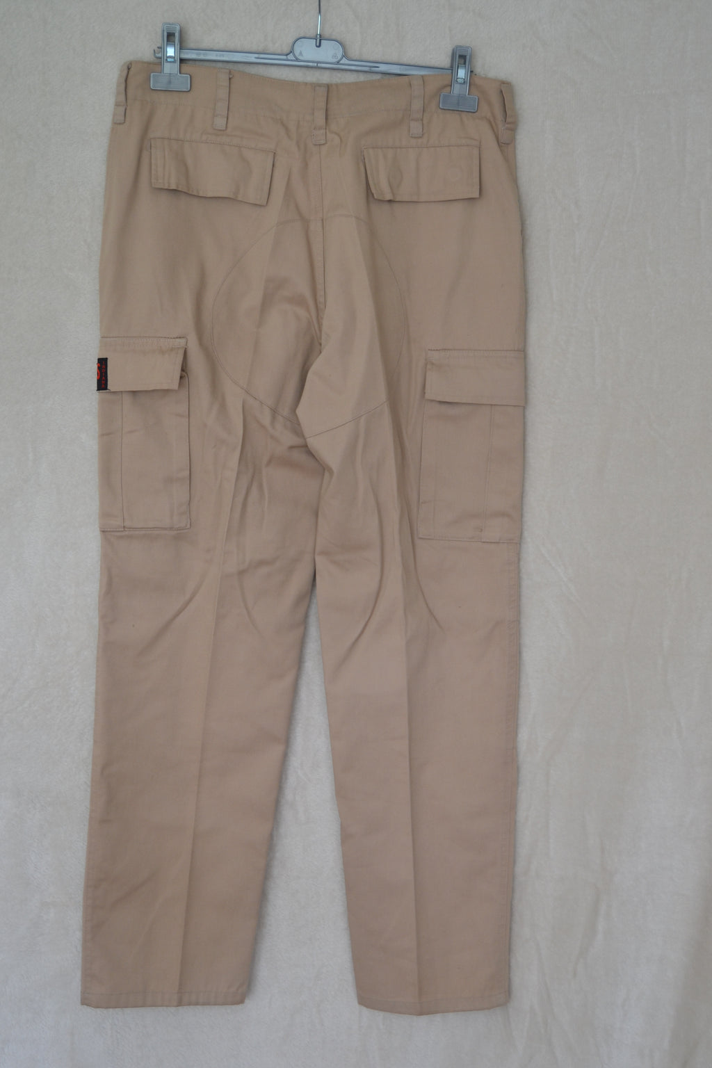 Pantalon Cargo Homme Crème – Taille L