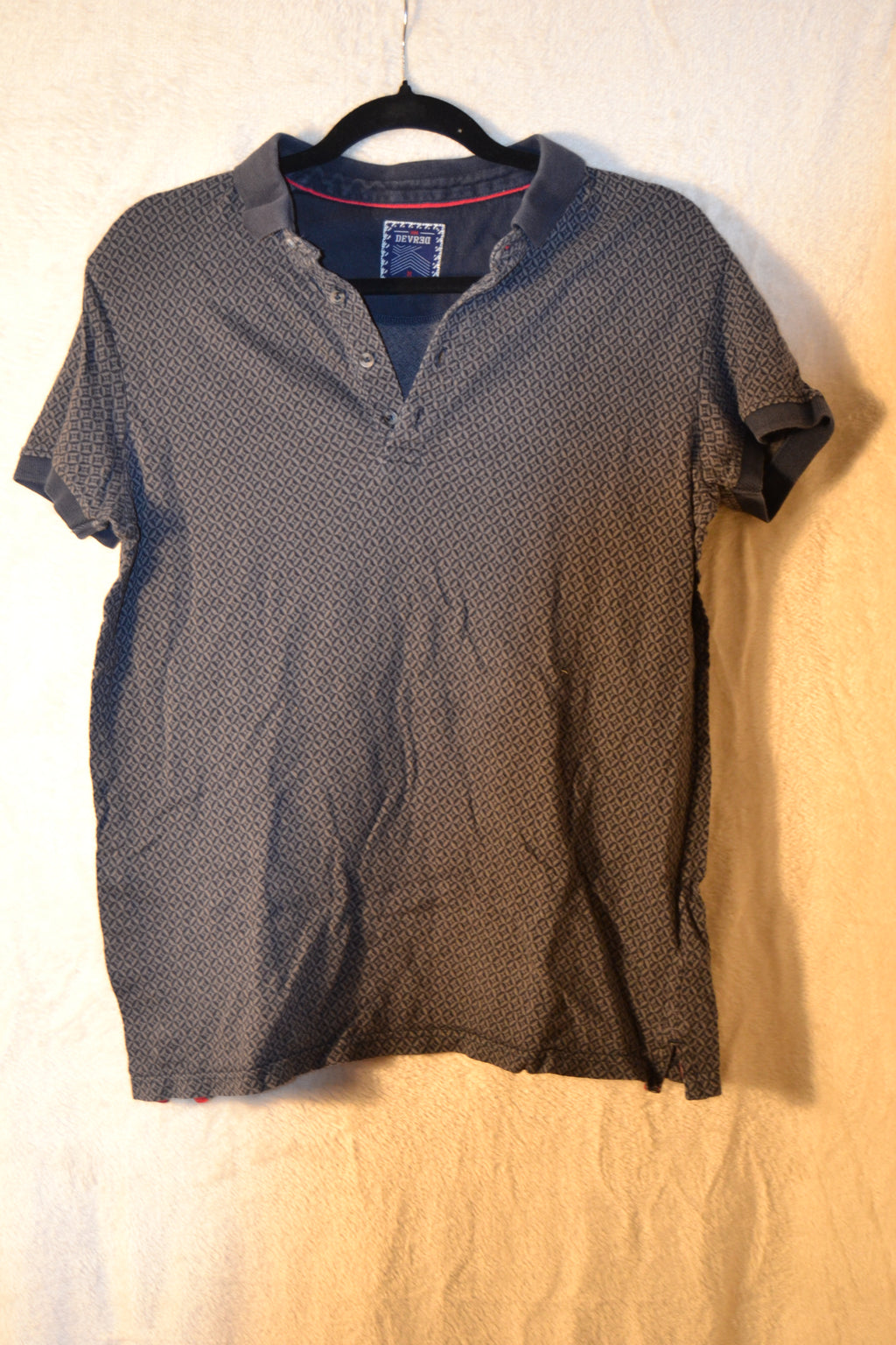 Polo Gris Bleu Nuit Homme Taille M - Devred