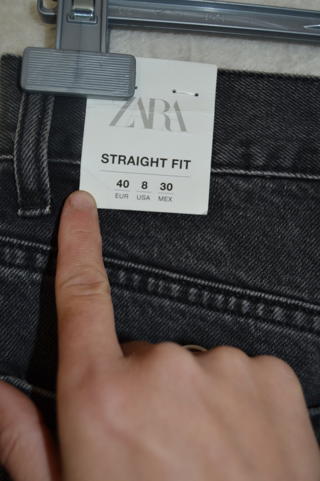 Pantalon Homme Gris Anthracite – Zara | Taille 40 | Neuf avec étiquette