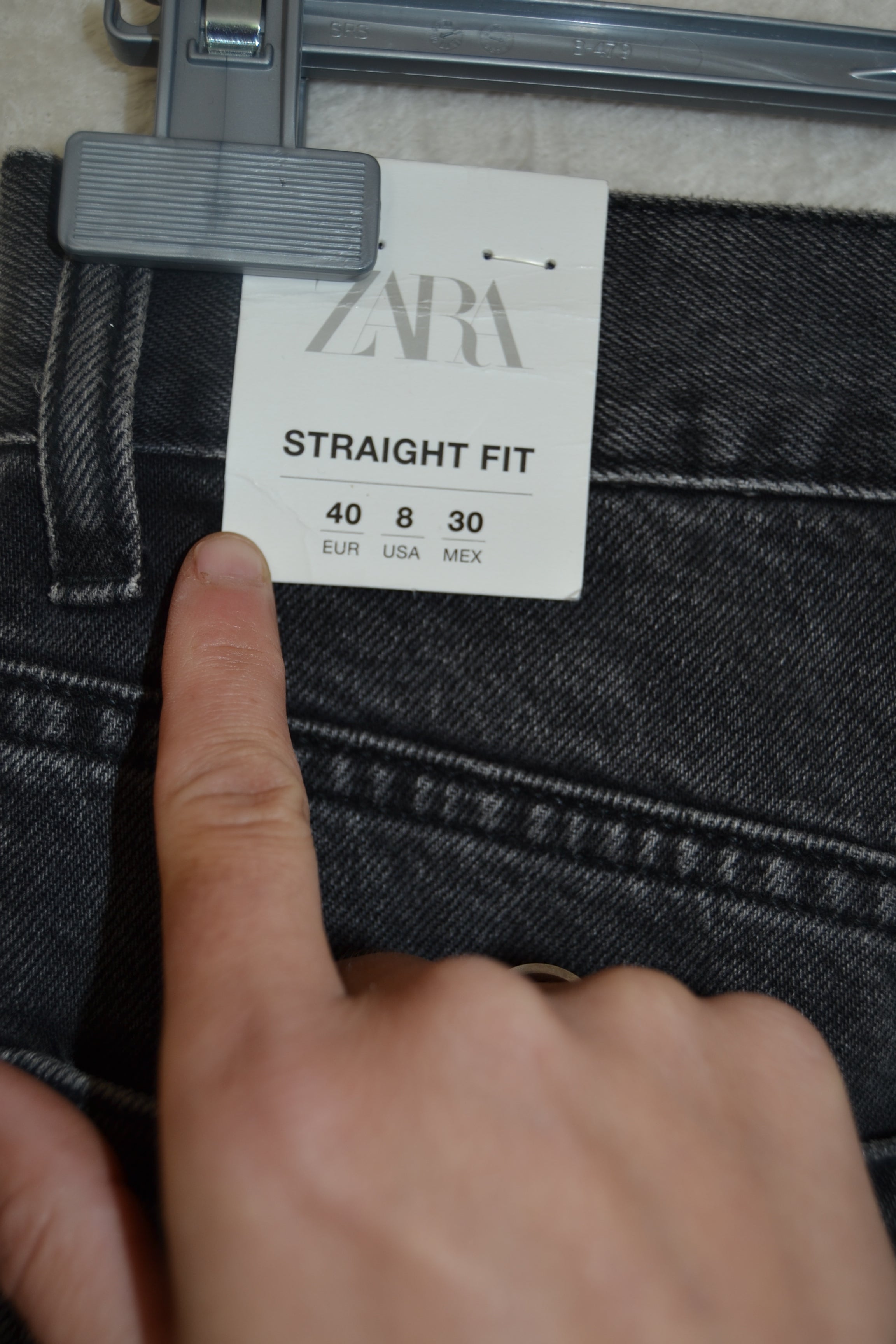 Pantalon Homme Gris Anthracite – Zara | Taille 40 | Neuf avec étiquette
