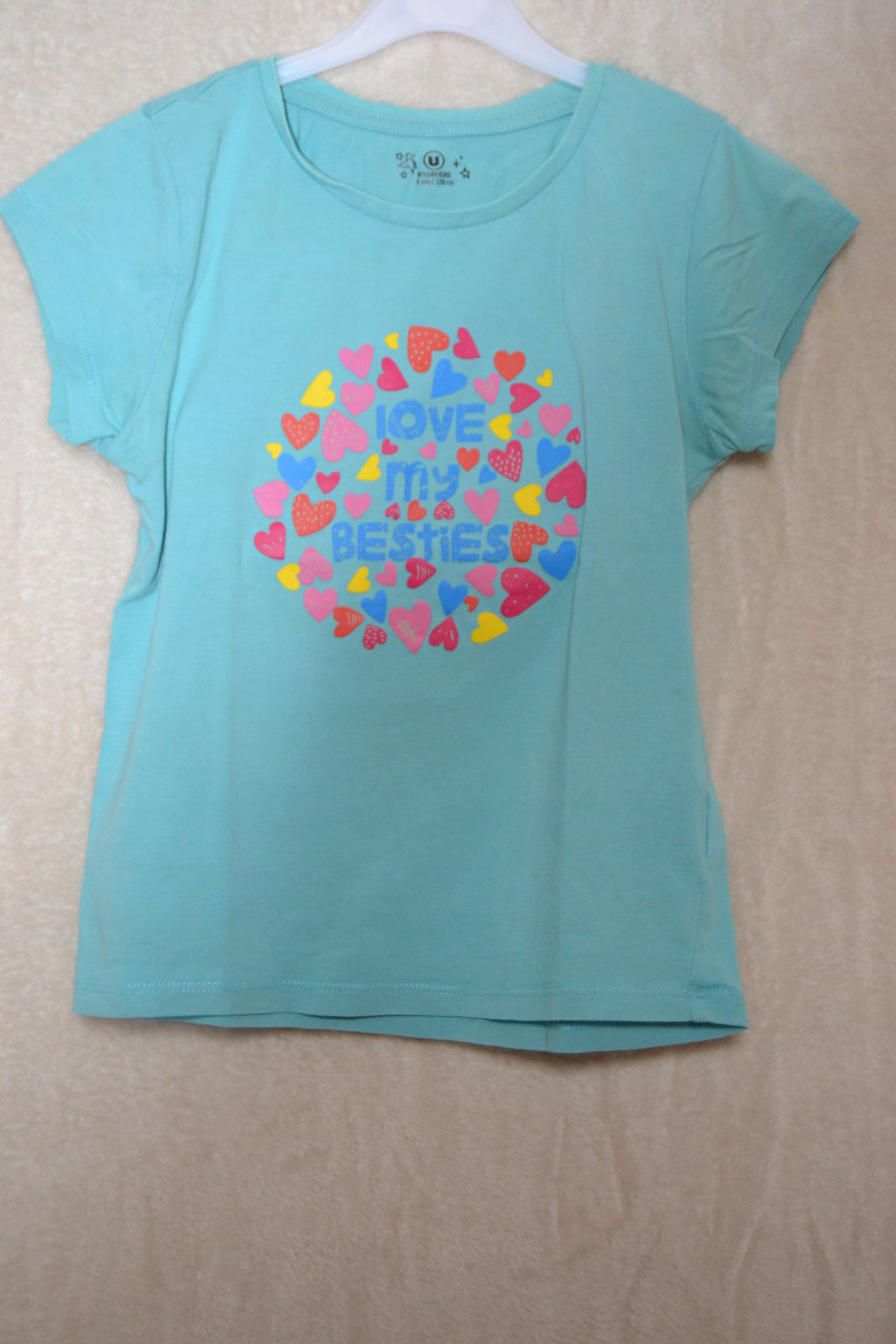 T-shirt Bleu U Essentiel — 8 ans