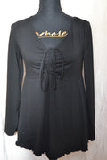 T-shirt Noir Femme – Taille L | Seconde main