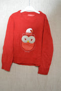 Pull Rouge à Motif Tissaia — 5 ans