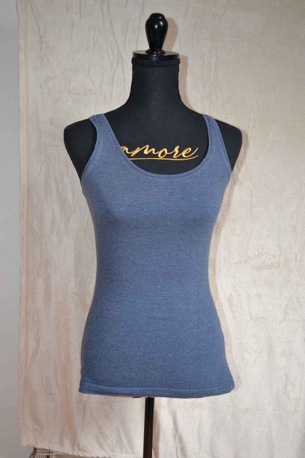 Débardeur Bleu Basic Taille 36
