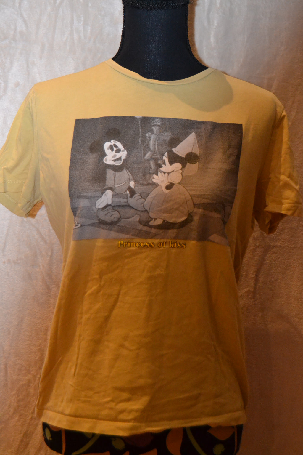 T-shirt Mickey Disney Jaune - Taille M