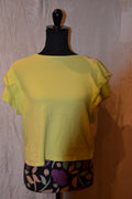 T-shirt Jaune Camaïeu L