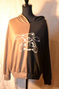 Sweat Moderne Marron/Noir Shein XL