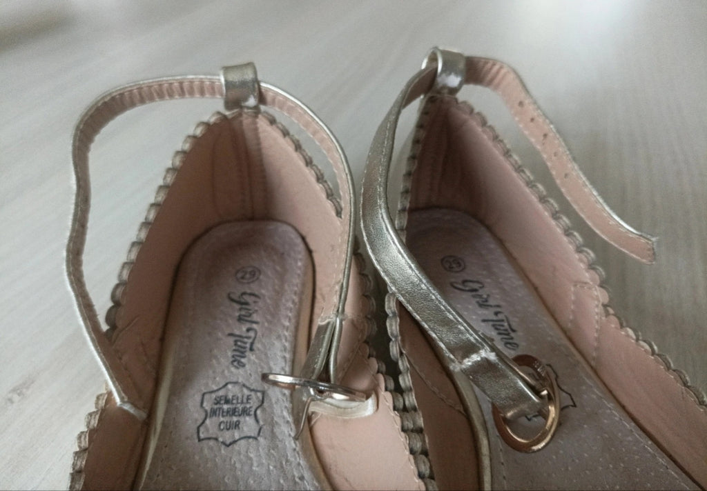 Ballerines argentées fille – Pointure 29