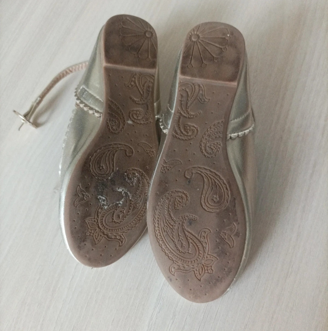 Ballerines argentées fille – Pointure 29